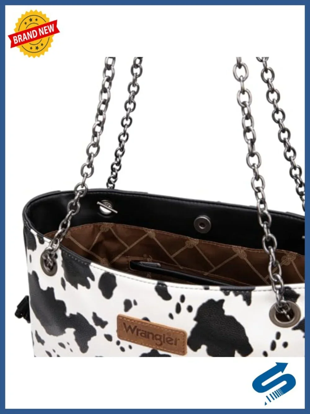 Faux Leather Drawstring Tote with Removable Pouch